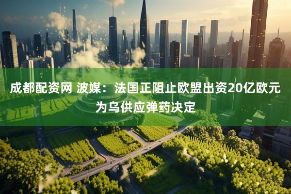 成都配资网 波媒：法国正阻止欧盟出资20亿欧元为乌供应弹药决定