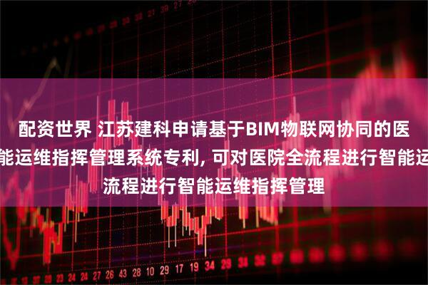 配资世界 江苏建科申请基于BIM物联网协同的医院全流程智能运维指挥管理系统专利, 可对医院全流程进行智能运维指挥管理