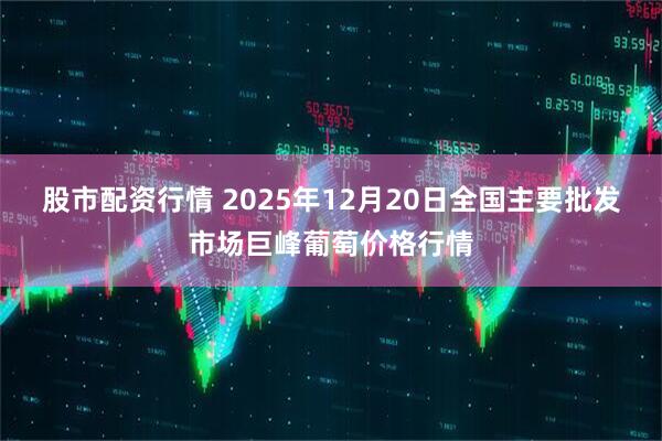 股市配资行情 2025年12月20日全国主要批发市场巨峰葡萄价格行情
